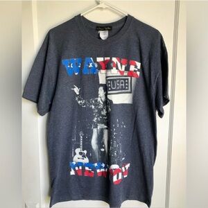 Wayne Newton “Salute ToThe Troops”Vintage USA Themed T-Shirt Mens Size Large